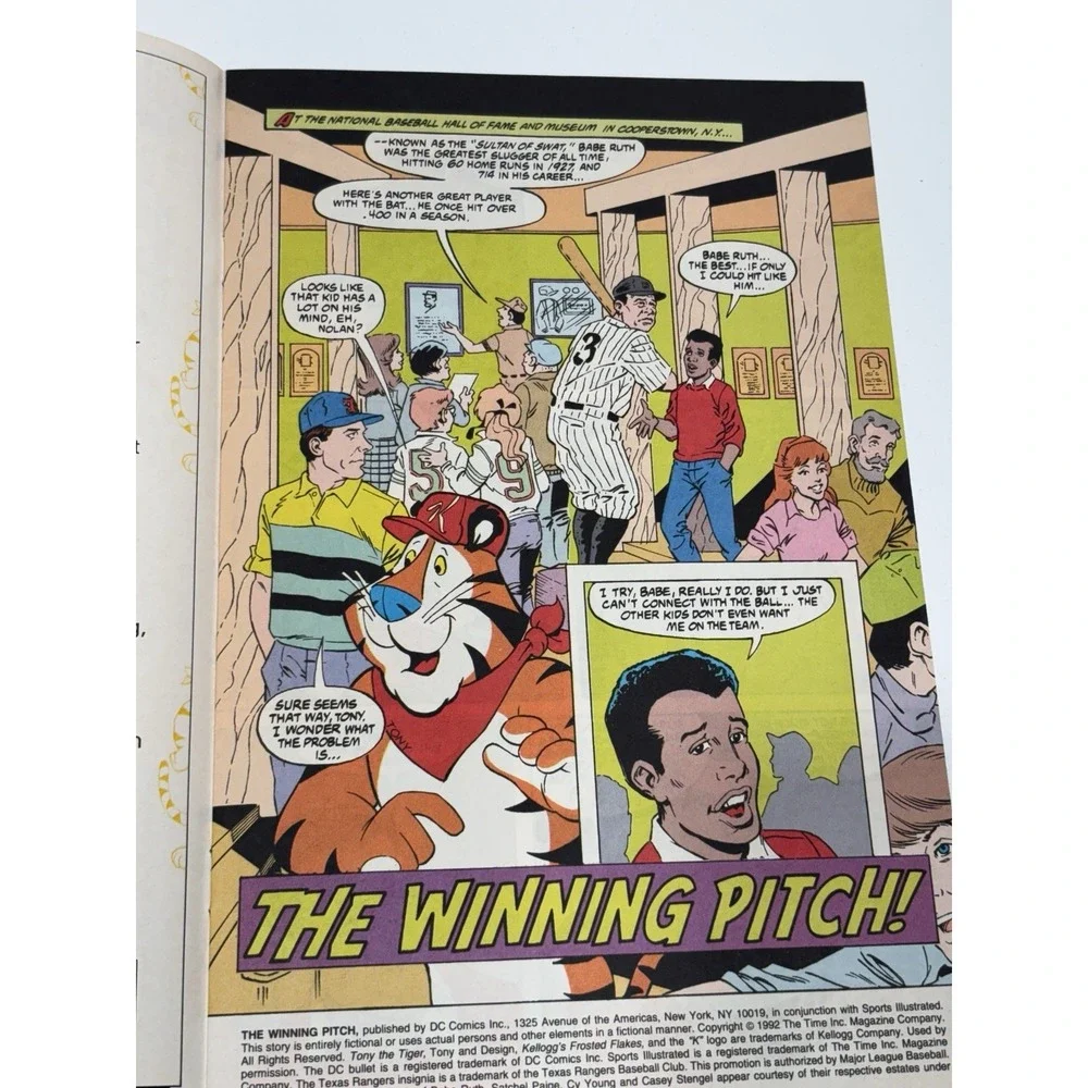 NOLAN RYAN The Winning Pitch #1 (DC‎ / Sports Illustrated Comics 1992)